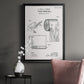 Toilet Paper Patent I - Modern Framed Canvas Print