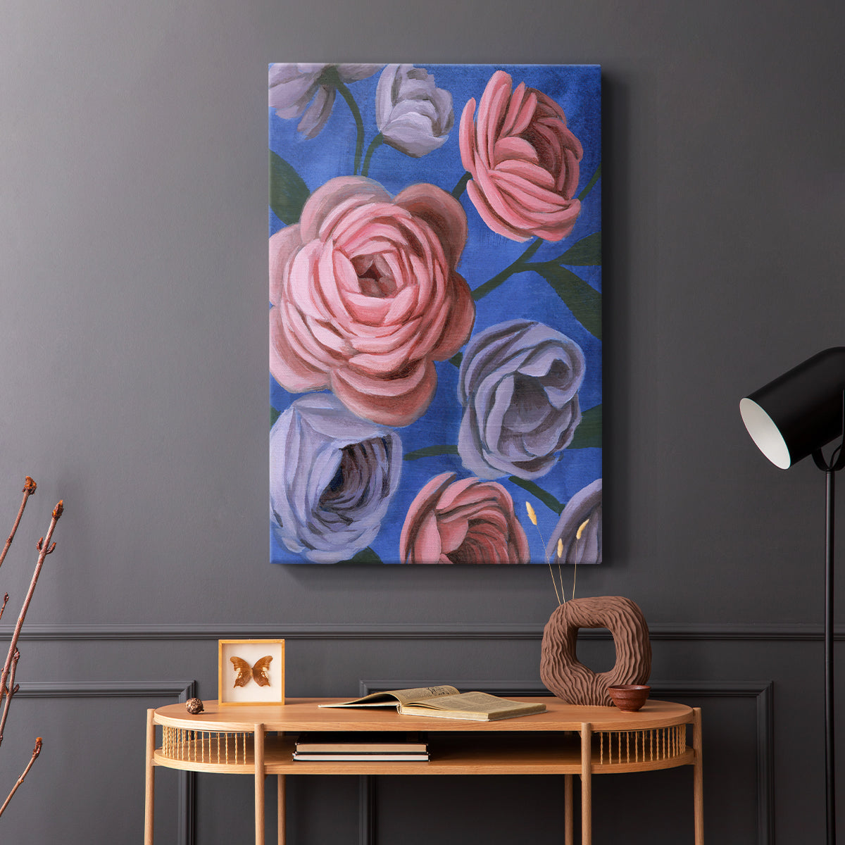 Layered Petals II - Canvas Art Print