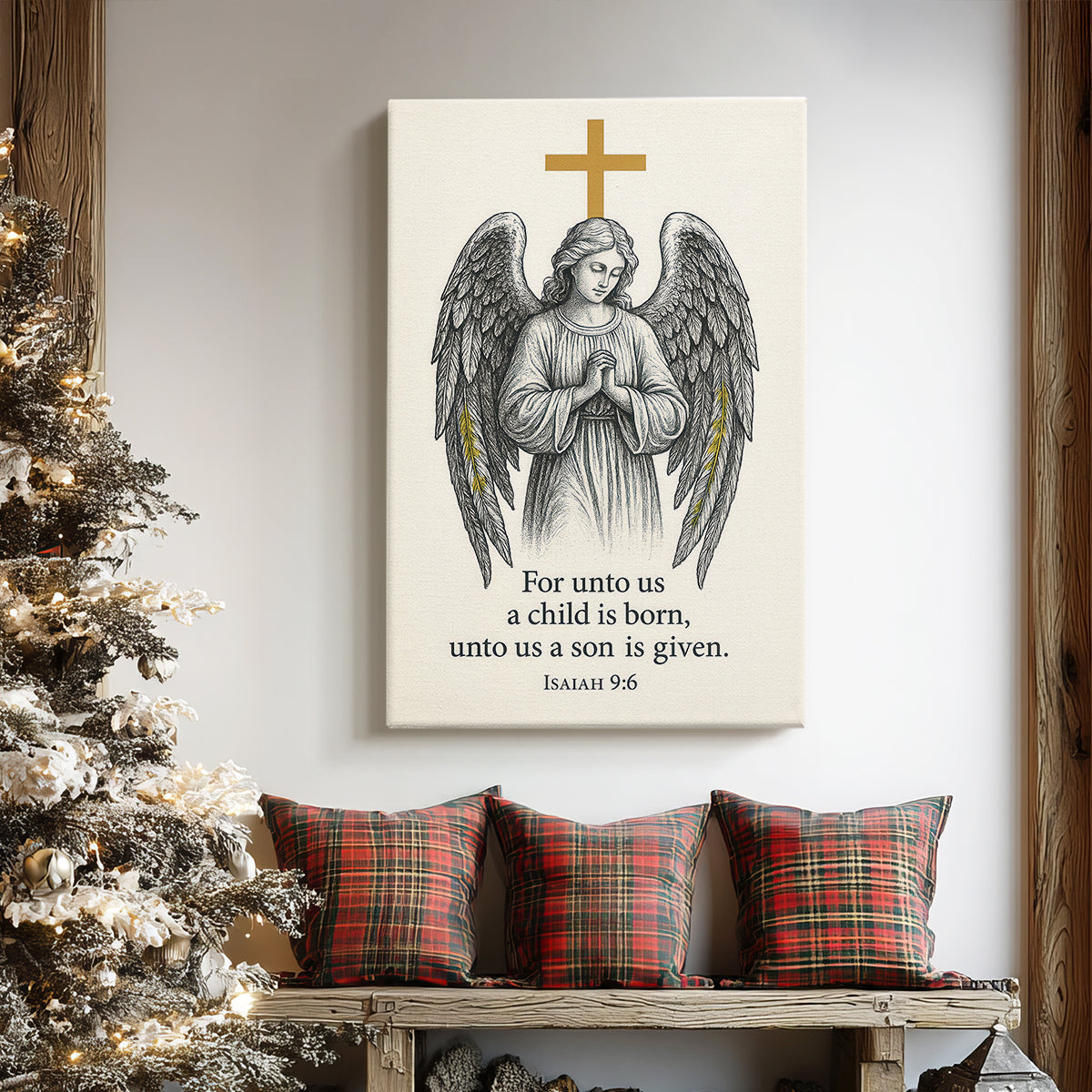 Eve of Pearled Sleigh - Canvas Art Print