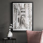 Europe Street Sketches II - Modern Framed Canvas Print