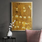 Turmeric Sunrise I - Modern Framed Canvas Print