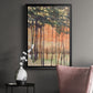 Between the Trees II - Modern Framed Canvas Print