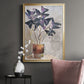 Oxalis in Vase I - Modern Framed Canvas Print