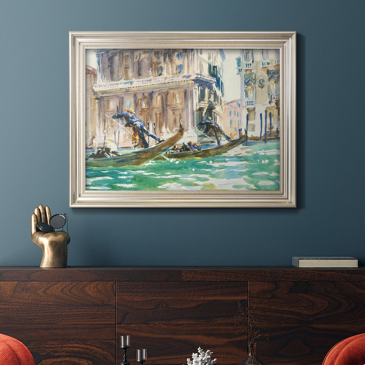 View of Venice, 1906 - Ornate Framed Canvas Print