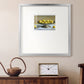 Silver Lemons Premium Framed Print Double Matboard