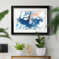 Dancing Blue I Premium Framed Print - Ready to Hang