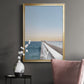 Day at the Pier - Modern Framed Canvas Print