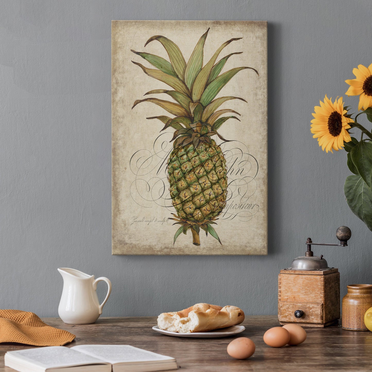 Pineapple Study I Premium Gallery Wrapped Canvas - Ready to Hang