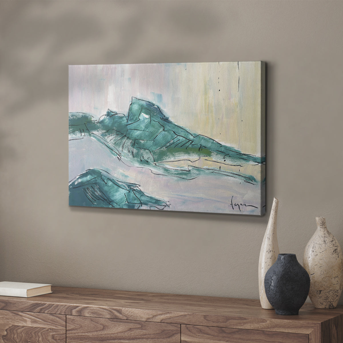 No tears for the Mountain - Canvas Art Print