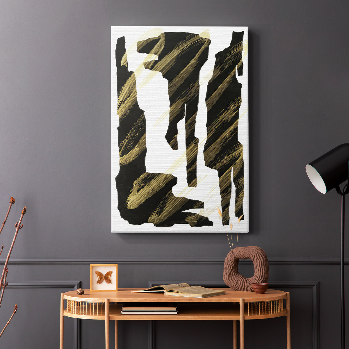 Onyx Obelisks III - Canvas Art Print