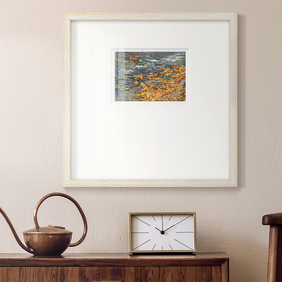 Autumn Creek Premium Framed Print Double Matboard