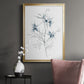 Indigo Sketch II - Modern Framed Canvas Print