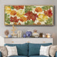 Autumn Leaves - Floater Framed Canvas Print
