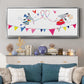 Circus Mice - Floater Framed Canvas Print