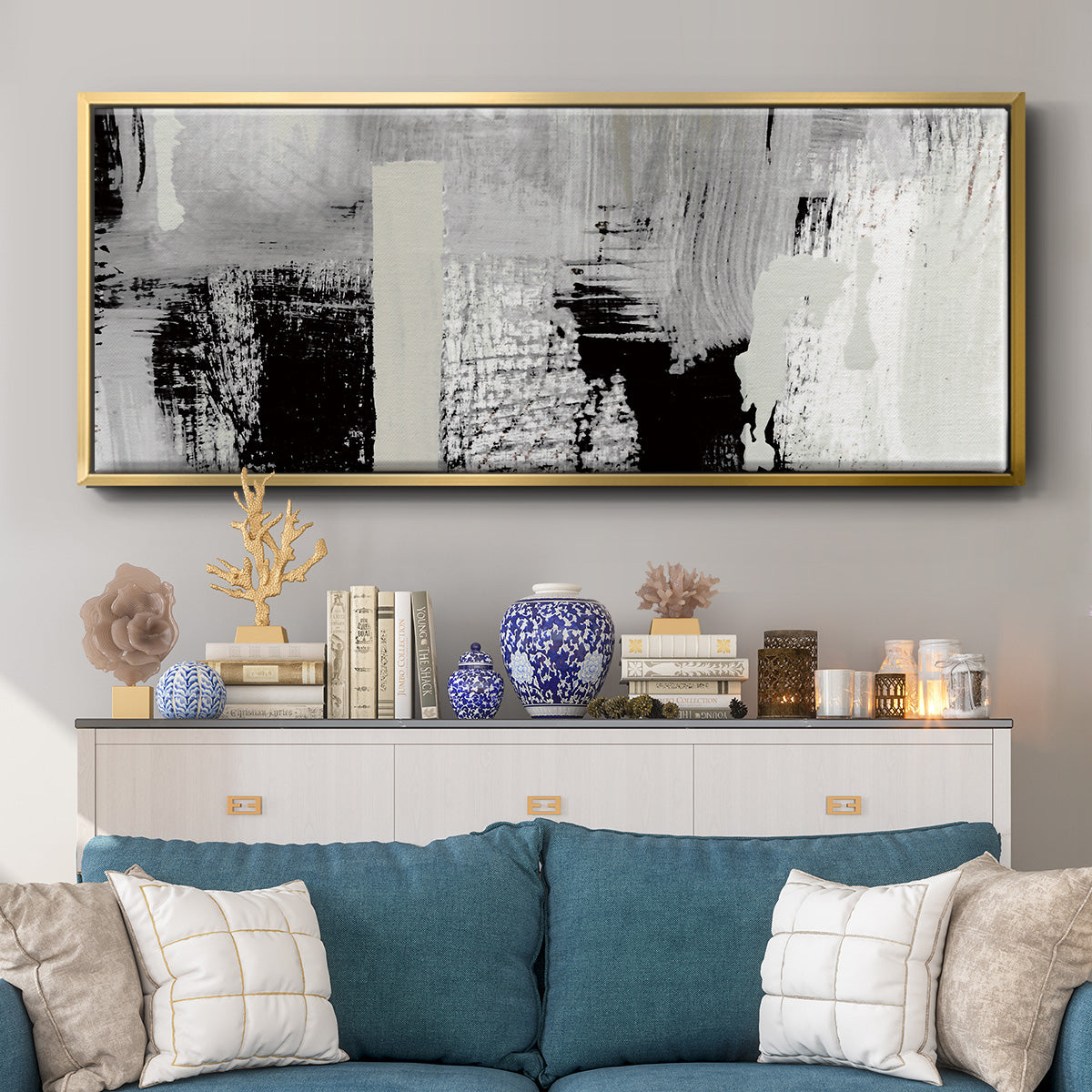 The Beginning of Summer - Floater Framed Canvas Print