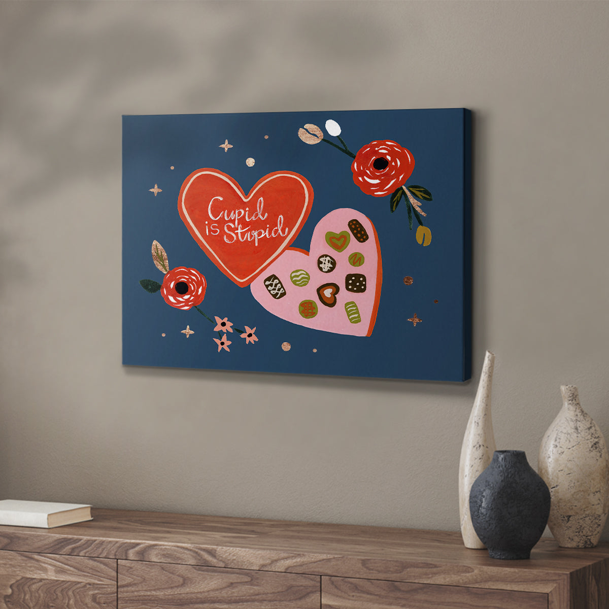 Happy Galentine II - Canvas Art Print