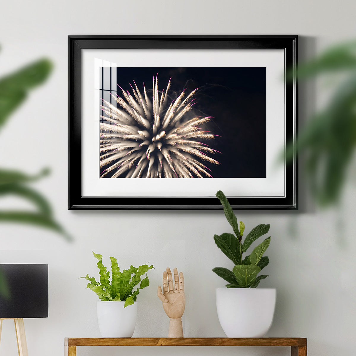 Sky Bloom - Modern Framed Art Print