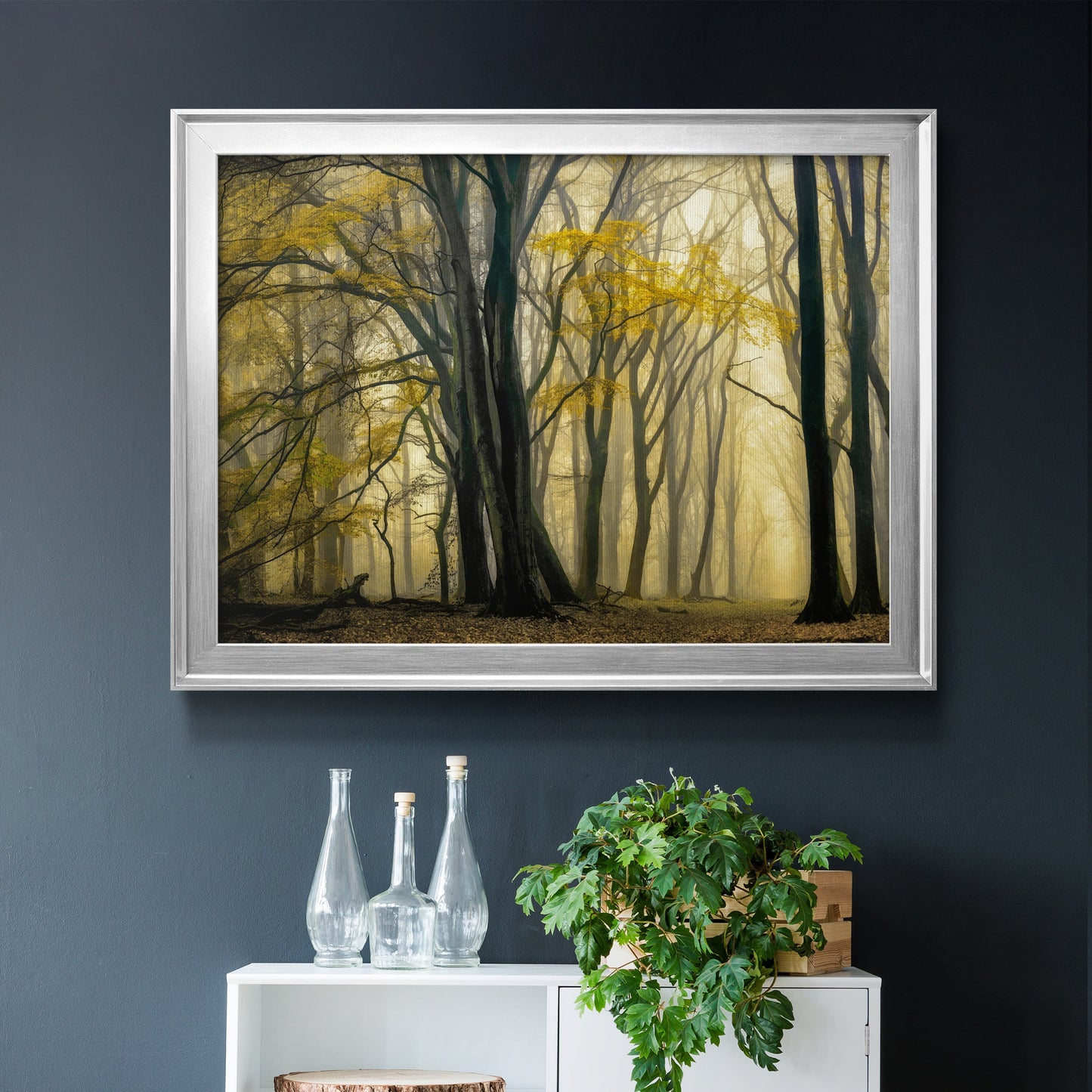 In Love with Golden Fall Premium Classic Framed Canvas - Ready to Hang