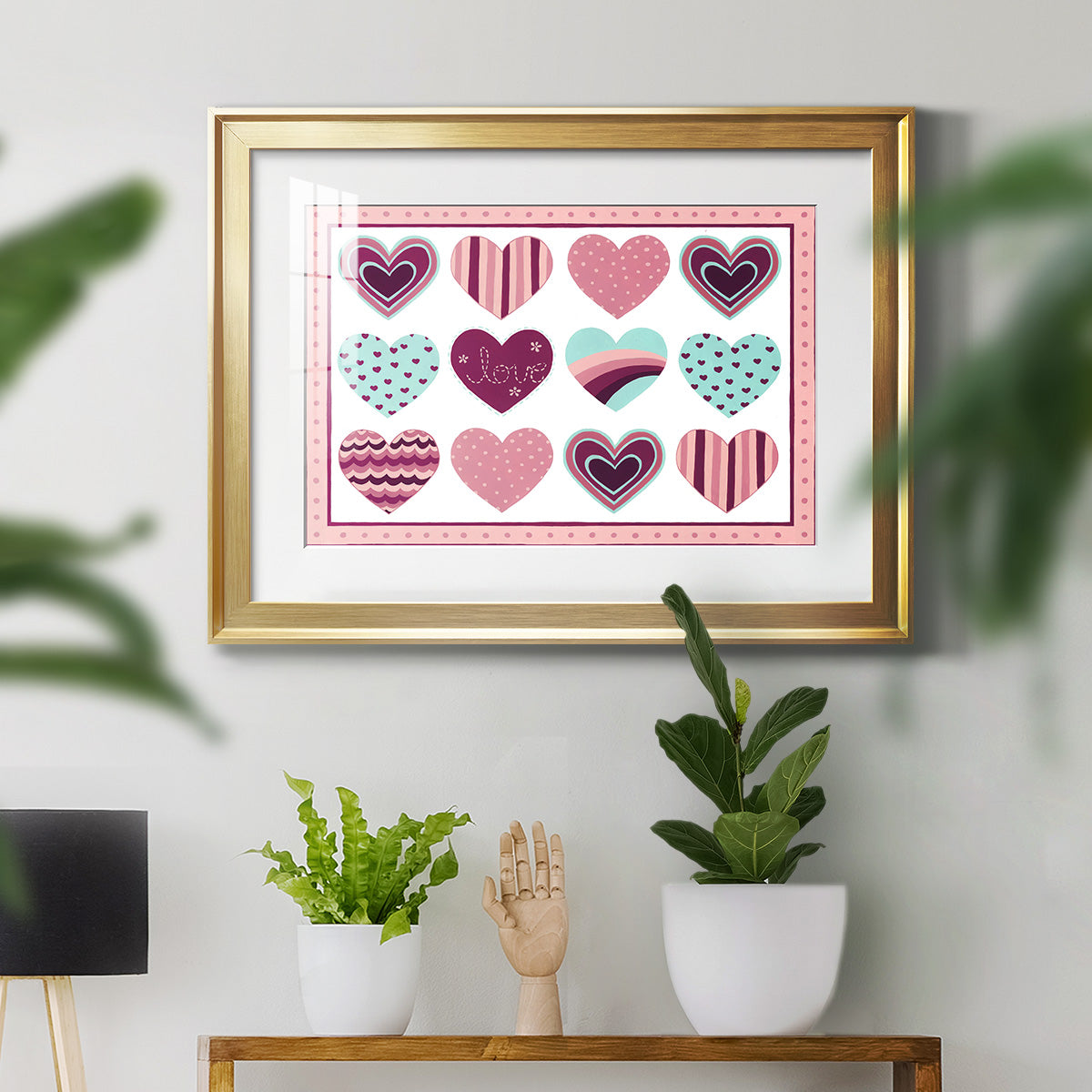 Sweet Valentine Collection A Premium Framed Print - Ready to Hang