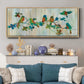 Birds on Branch - Floater Framed Canvas Print