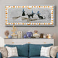 Black Cat Collection D - Floater Framed Canvas Print