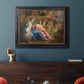 The Muses Urania and Calliope - Ornate Framed Canvas Print