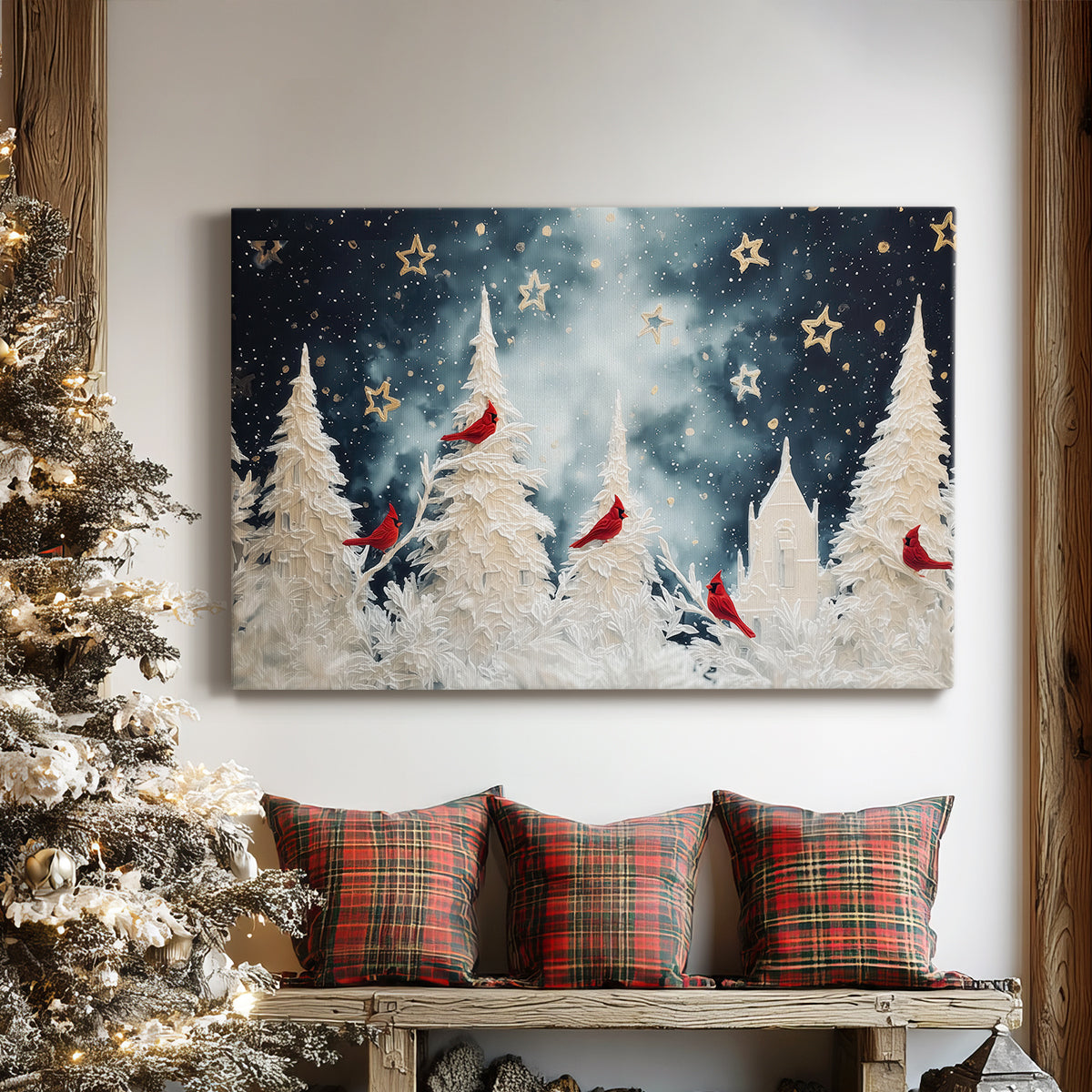 Soft Linen Blessing II - Canvas Art Print