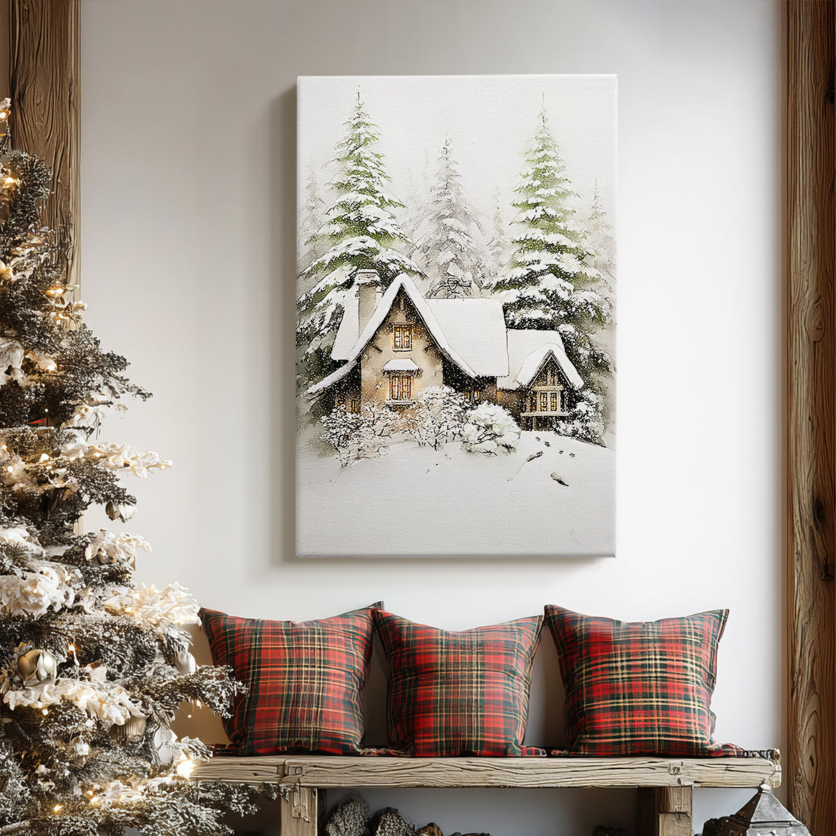 Silver Fir at Dusk - Canvas Art Print