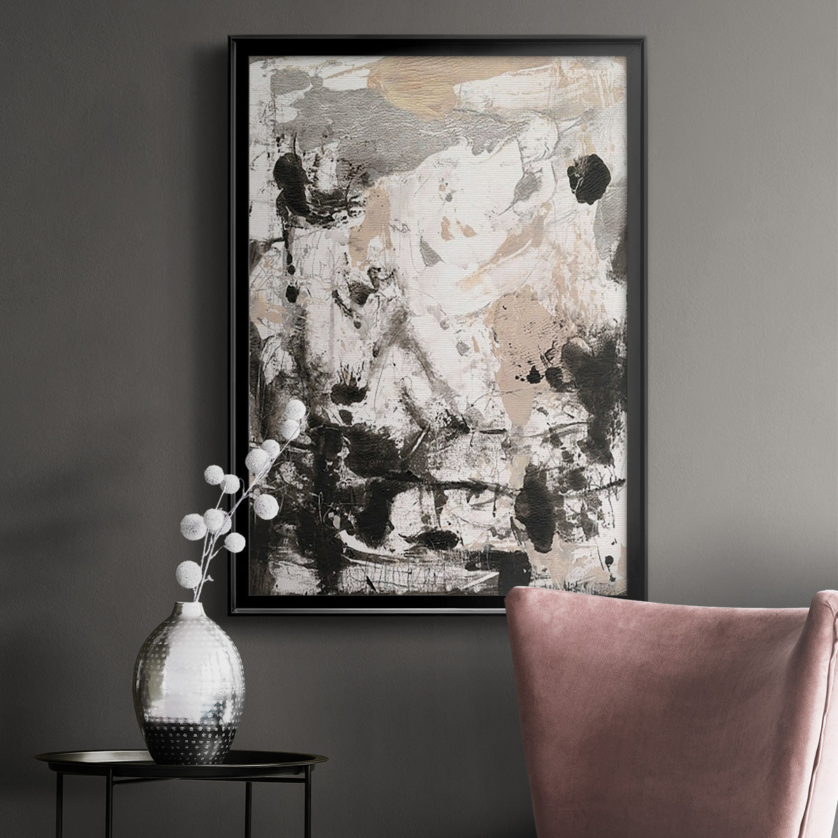 Disarray I - Modern Framed Canvas Print