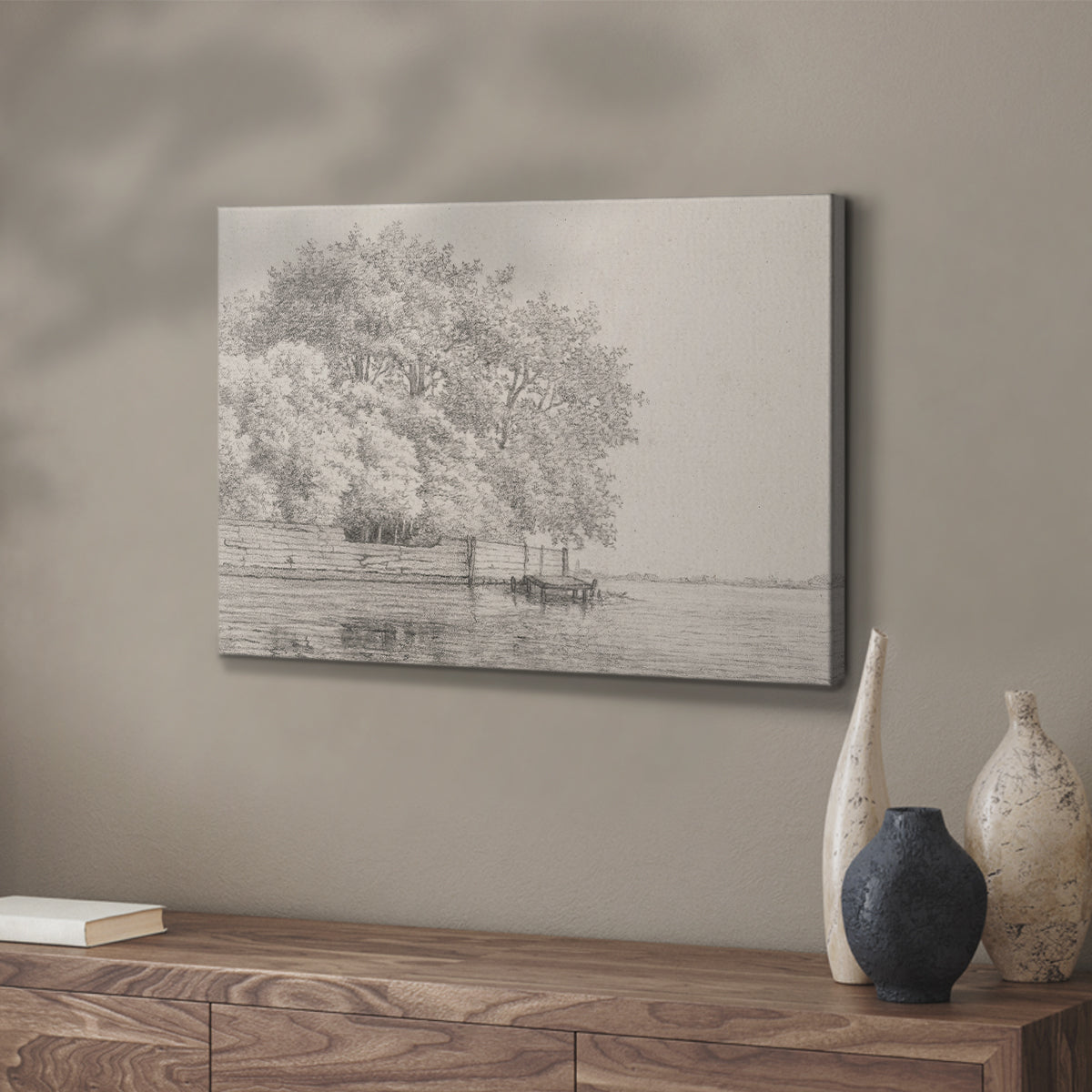 Vintage Landscape LXXXVII - Canvas Art Print
