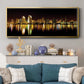 San Diego Skyline - Floater Framed Canvas Print