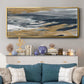 Tumultuous Navy - Floater Framed Canvas Print