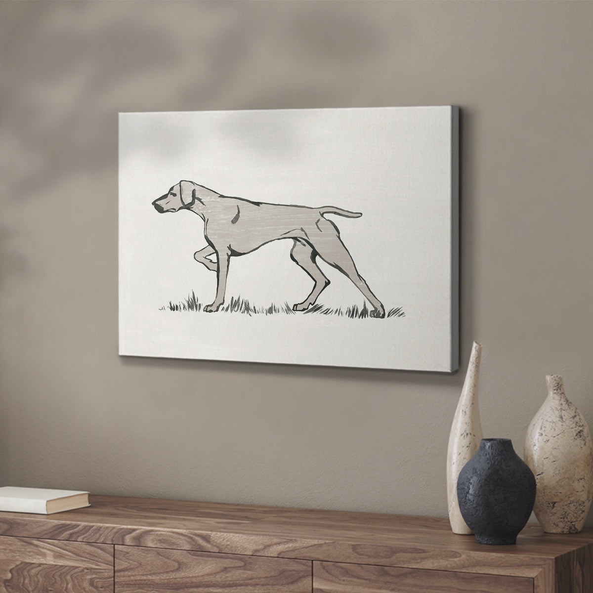 Neutral Pointer II - Canvas Art Print