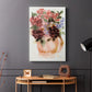 Mauve Bouquet in Teapot I - Canvas Art Print