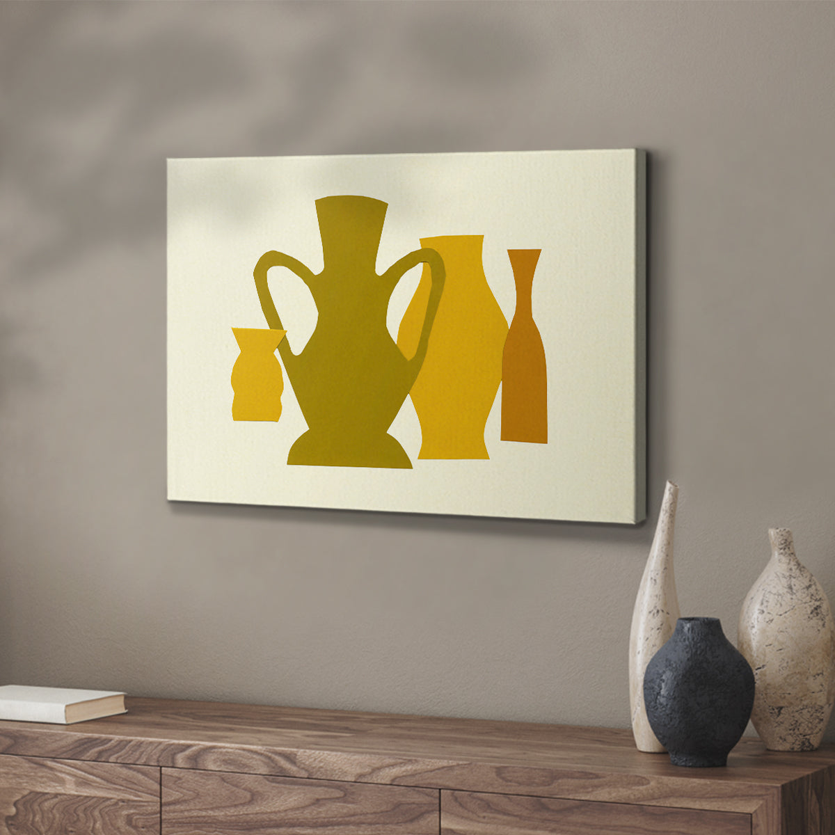 Posing Pottery I - Canvas Art Print