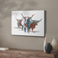 Modern Longhorns I - Canvas Art Print