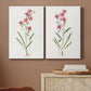 Delicate Pink I Premium Gallery Wrapped Canvas - Ready to Hang - Set of 2 - 8 x 12 Each