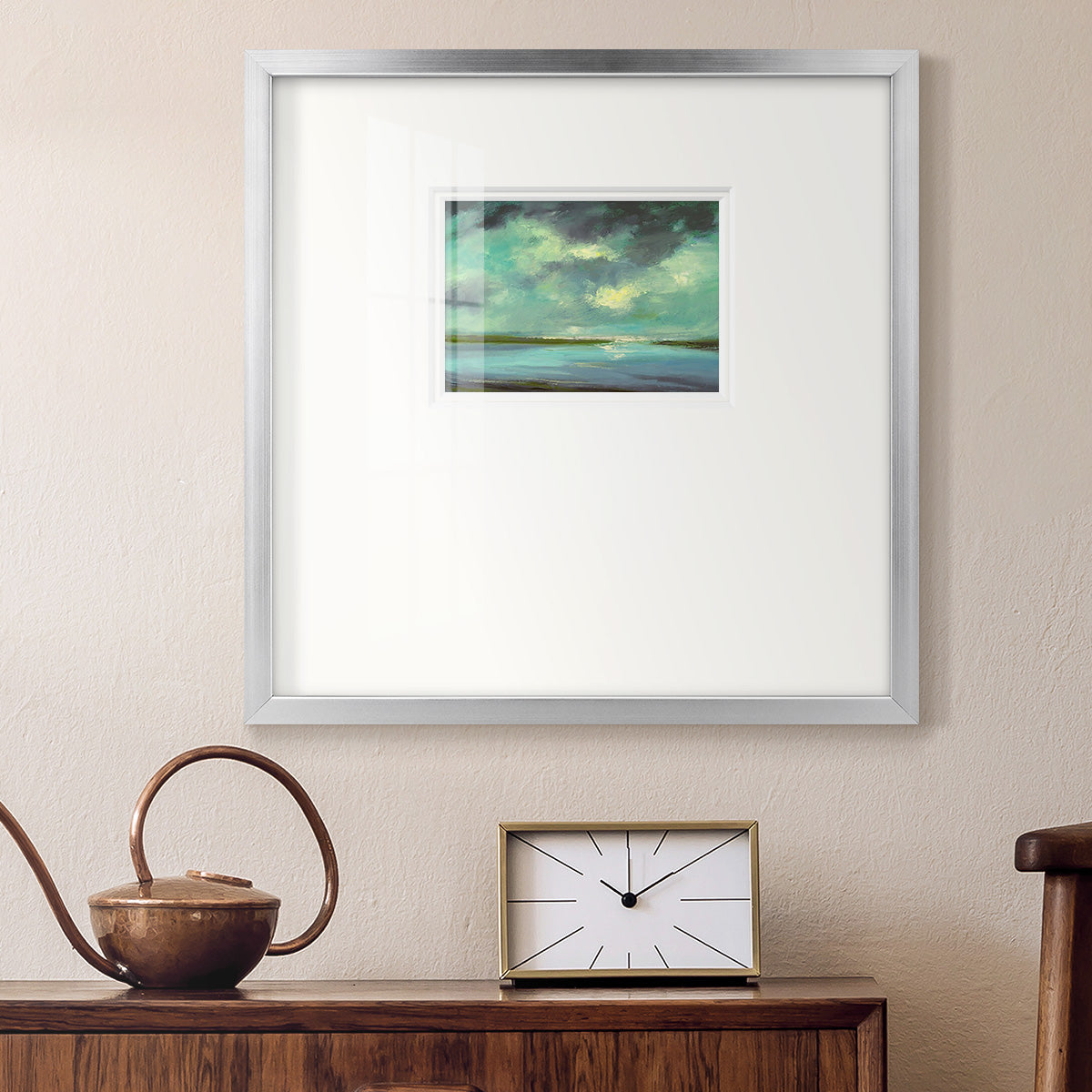 Lagoon Premium Framed Print Double Matboard