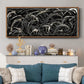 Linear Movement I - Floater Framed Canvas Print