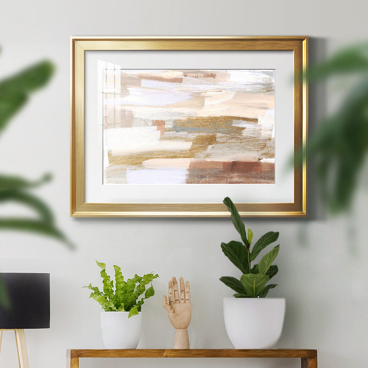 Gold Quartz II Premium Framed Print - Ready to Hang