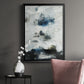 Black & Blue - Modern Framed Canvas Print