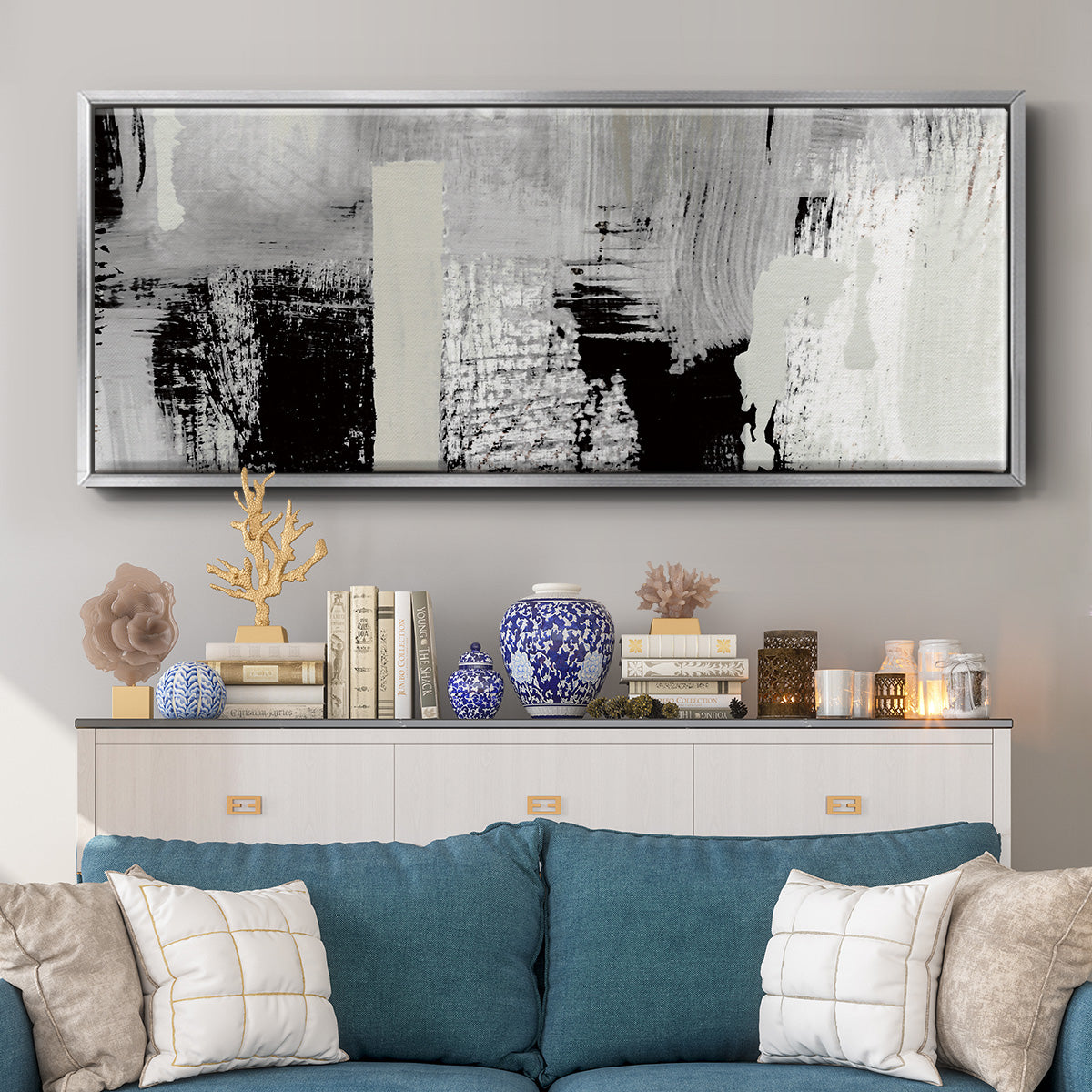 The Beginning of Summer - Floater Framed Canvas Print