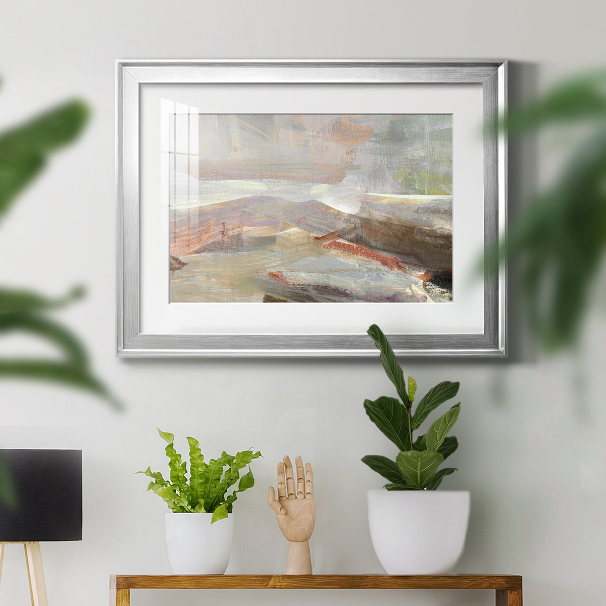 Distant Canyon Premium Framed Print - Ready to Hang