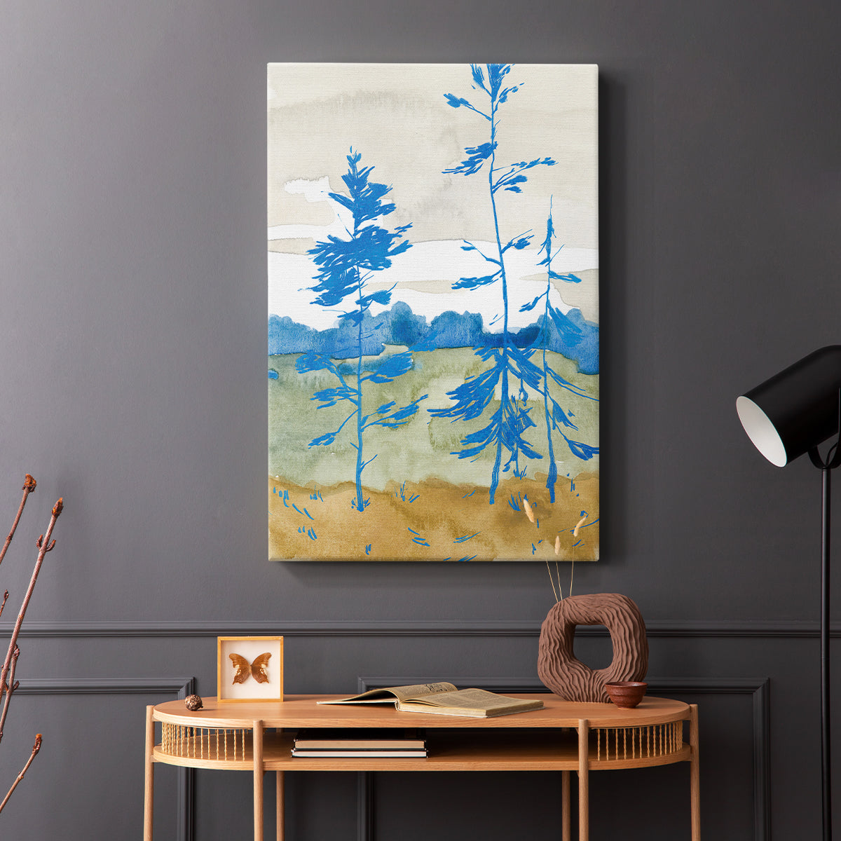 Cerulean Spruce II - Canvas Art Print
