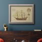 Antique Ship Plan VIII Premium Framed Canvas- Ready to Hang