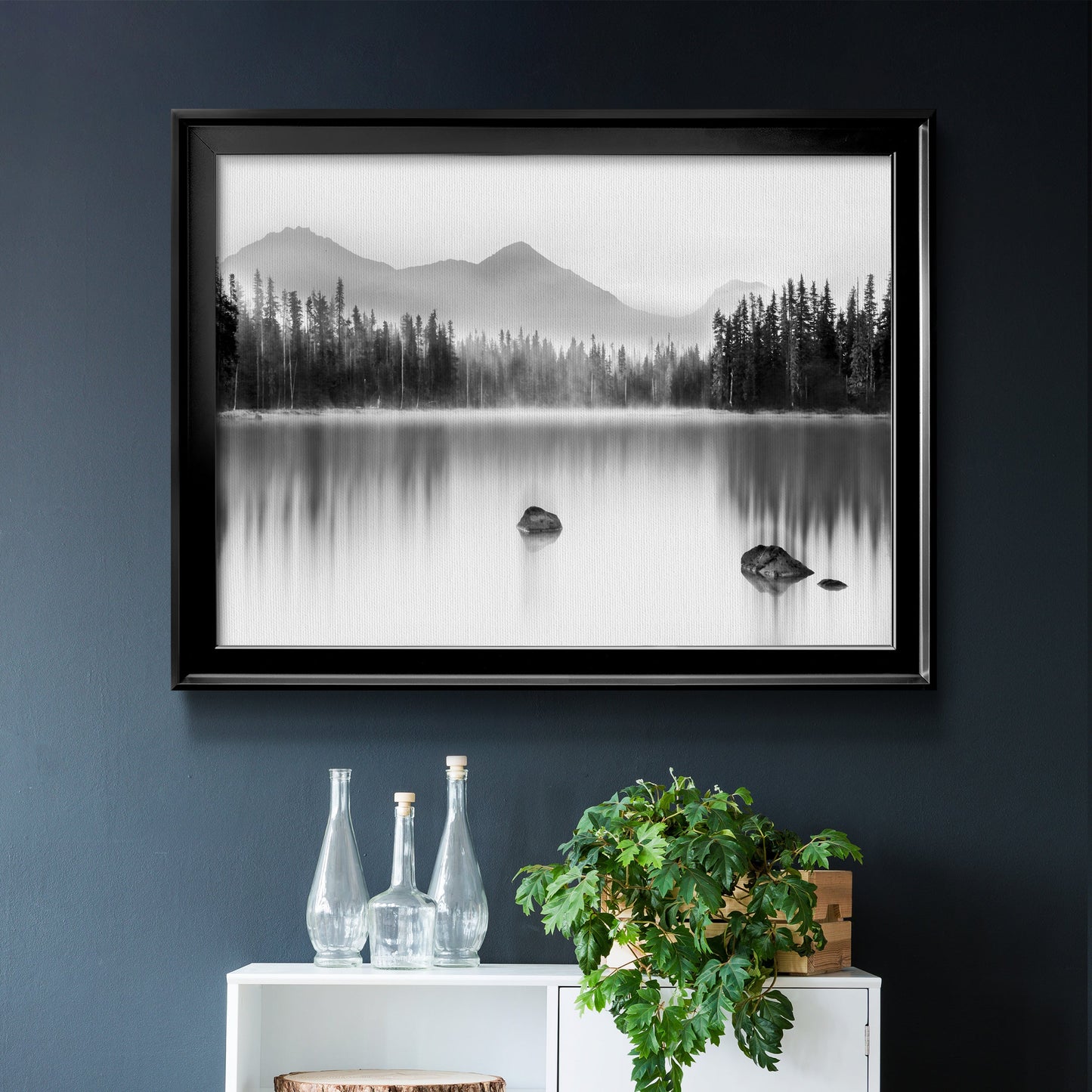 Mountain Reflection Premium Classic Framed Canvas - Ready to Hang