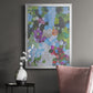 Iris Garden - Modern Framed Canvas Print