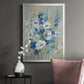 Blue Garden I - Modern Framed Canvas Print