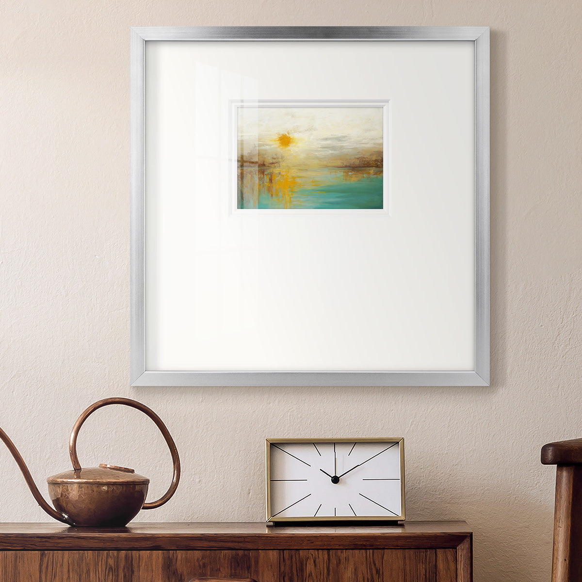 Last Day of Summer - Premium Framed Print Double Matboard