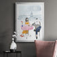 Paris in Love II - Modern Framed Canvas Print